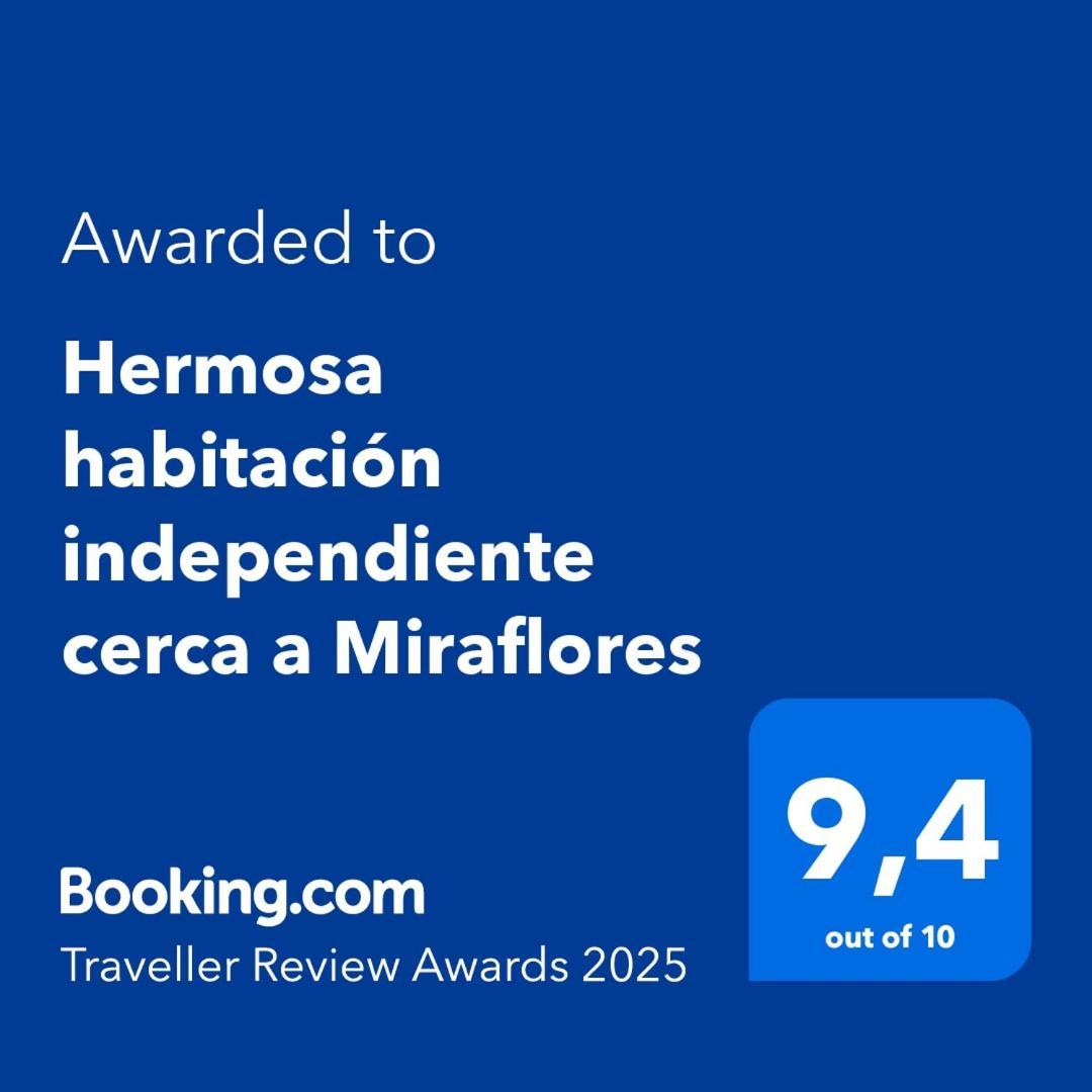 Hermosa Habitacion Independiente Cerca A Miraflores Lima Exterior foto